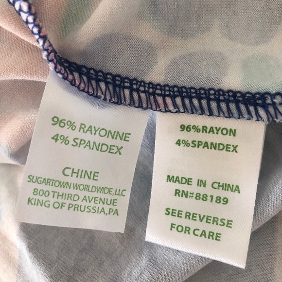 Lilly Pulitzer Ariana pink and blue seashell Asymmetric dress size XS - Picture 7 of 7